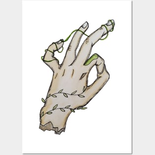 Ancient Okay Hand Posters and Art